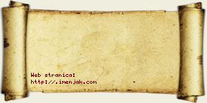 Janko Šakota vizit kartica